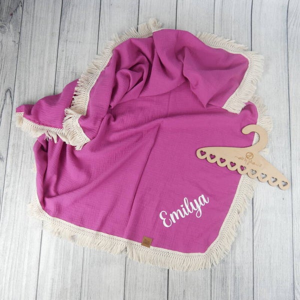 Boho BIO Musselindecke *verschiedene Farben