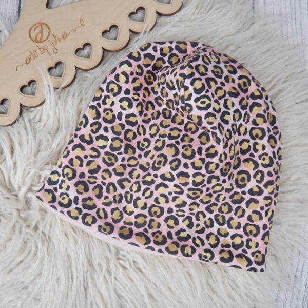 KU 47 - 54 Beanie Leo Gold #gefüttert
