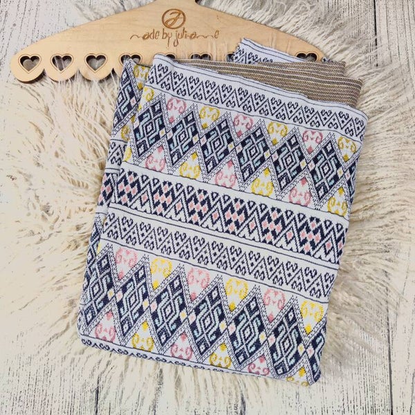 ABVERKAUF - STOFF 217 0,5m/VB + Anhang Strick Jacquard