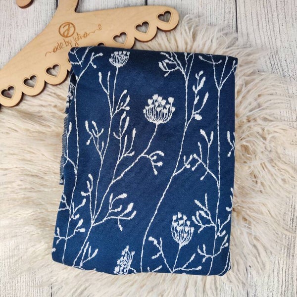ABVERKAUF - STOFF 231 0,7m/vb + Anhang Traumbeere Jacquard