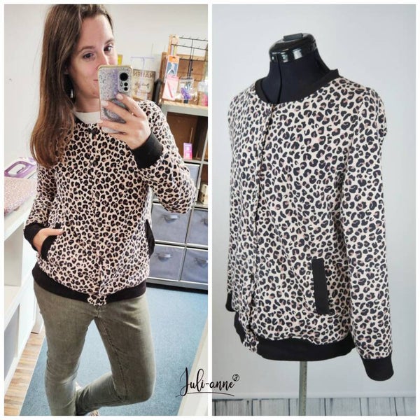 Damen College Jacke - Leo Sommersweat