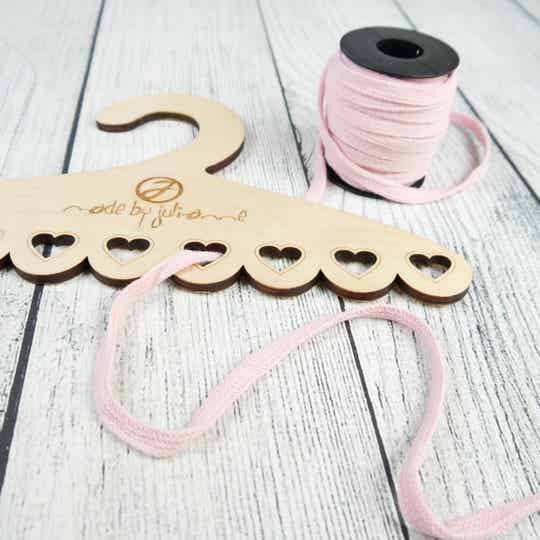 Hoodieband Baumwolle - Hell Rosa