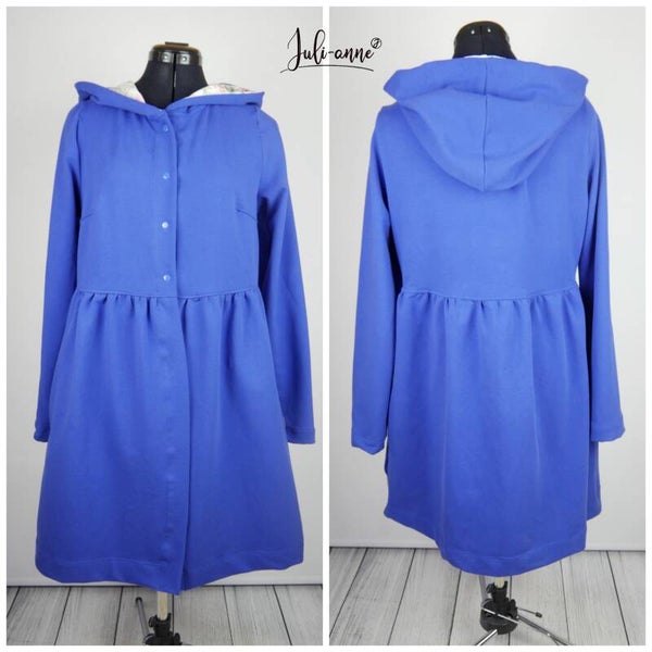 Jumi Mantel BIO Soft-Sweat Royalblau