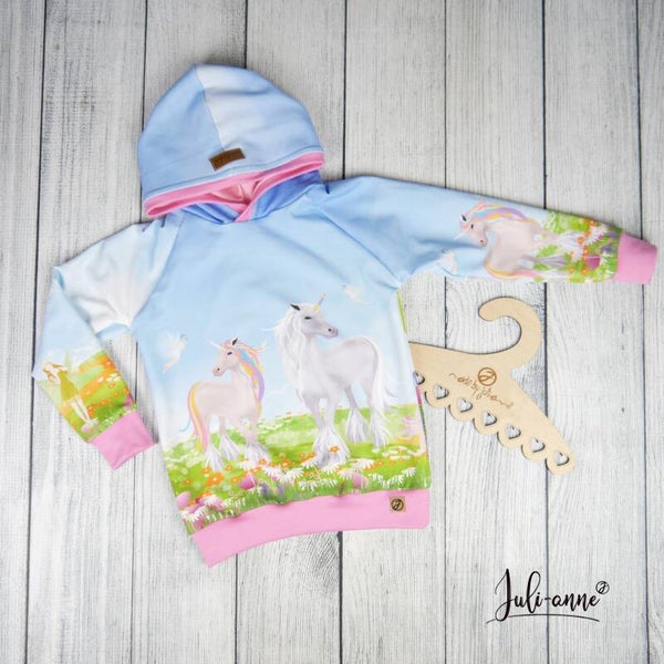 Hoodie Einhörner im Feenwald