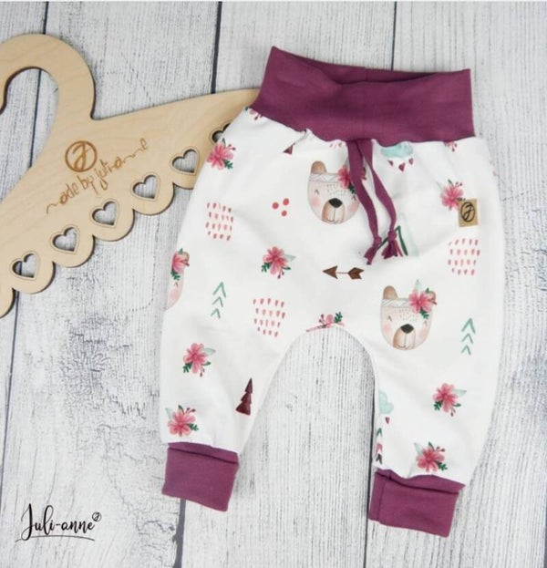 Baggypants Boho-Bär Cremeweiß