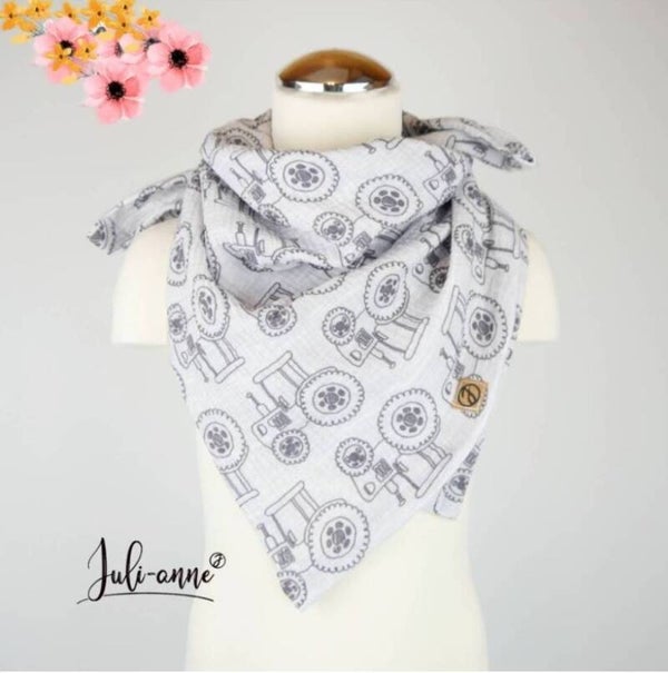 Musselin Halstuch Traktor