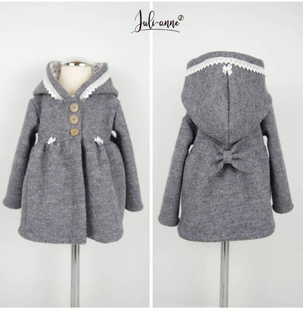 Jumi Mädchen Jacke/ Mantel Walk Grau