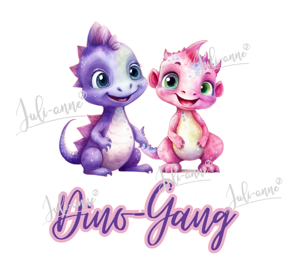 Bügelbild Dino Gang - Girls