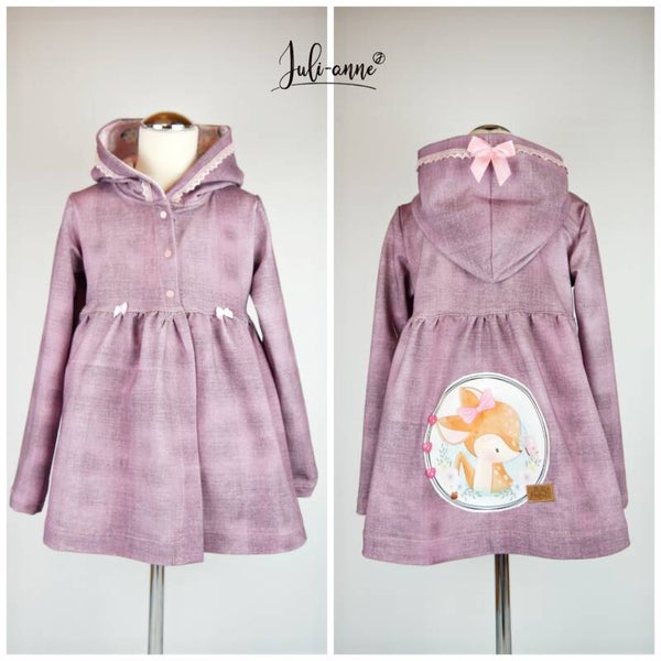 Jumi Mädchen Jacke Jeanslook Altrosa - Reh