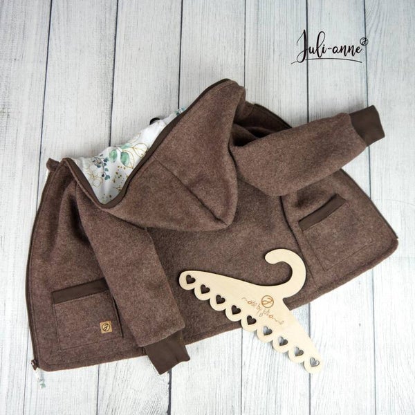 Walk Jacke Walnuss Braun Jungs + Mädchen