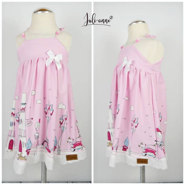 98 / 104 Kleid Principessa Foto-Mädchen