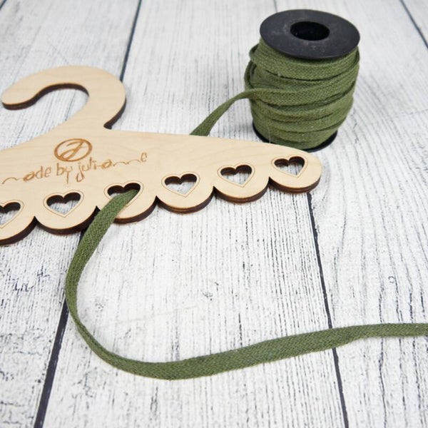 Hoodieband / Kordel Baumwolle - Khaki