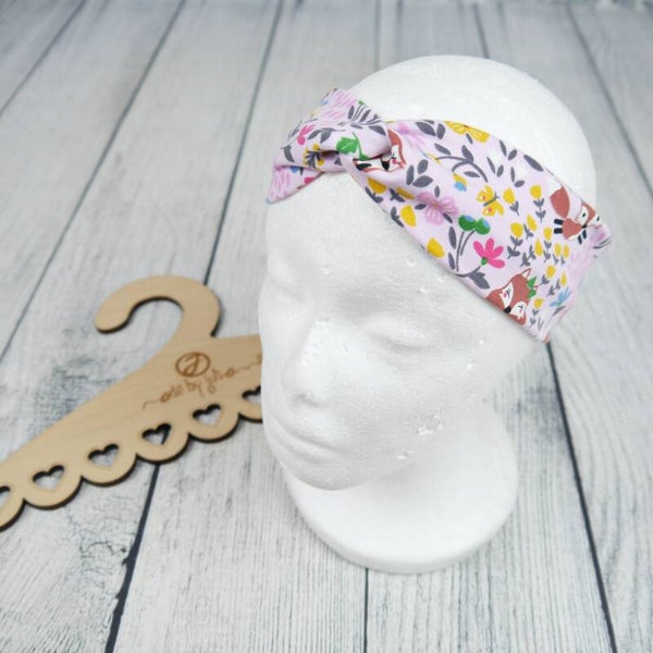 KU 50-53  Bandeau Knoten Haarband - Fuchs