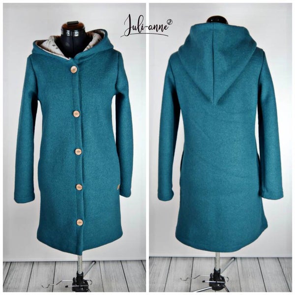 Jumi Mantel Walk Petrol *ohne Teilung