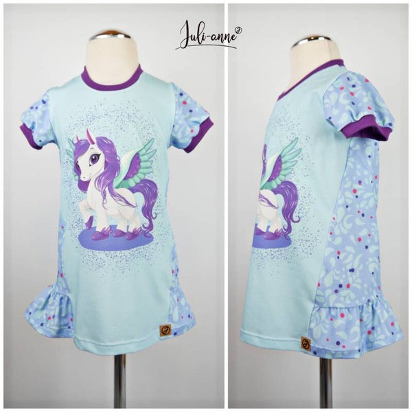 Shirt Carina Pegasus Blau - Lila