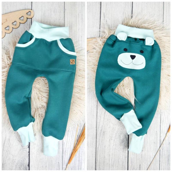 Bärchenhose Petrol - Mint