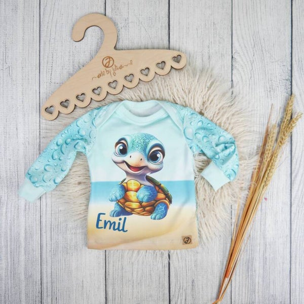 Basicshirt OCEAN Friends - Schildkröte #personalisierbar