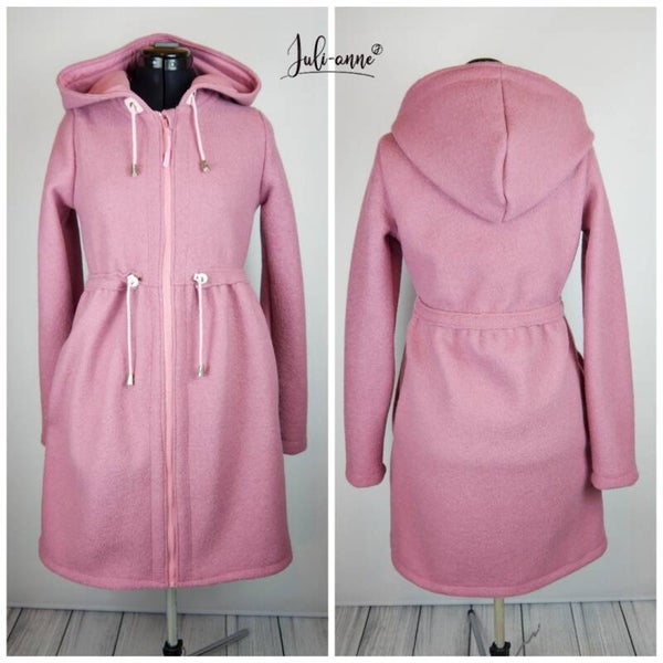 Jumi Mantel Walk Altrosa - Reißverschluss & Kordel