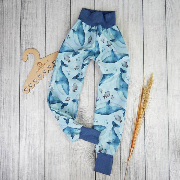 86/92 Matschhose Softshell Aquarell Wale Hellblau