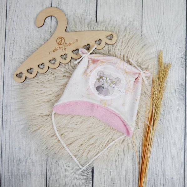 KU 47 - 49  Öhrchen Mütze Teddy  #warm