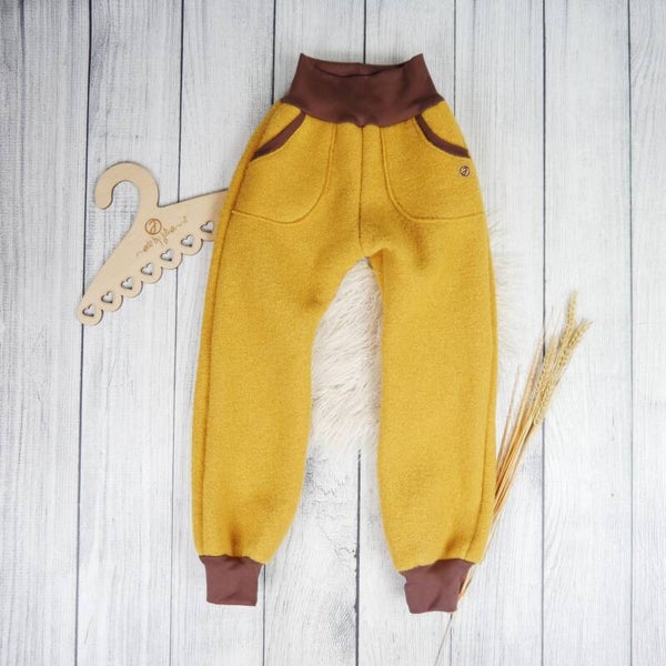 122/128 Walk-Hose BIO SOFTWALK  Senf Curry
