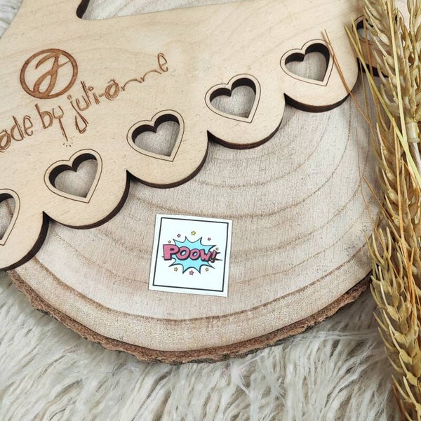 SnapPap Label - Comic - Poow