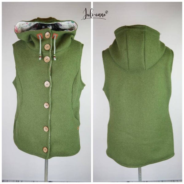 Damen Weste NUKKA Walk Olive