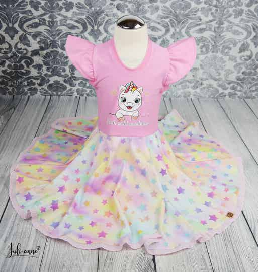 Drehkleid - Einhorn FRECH, WILD & WUNDERBAR