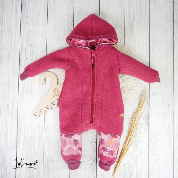 Walk Overall Bio Softwalk Malina Pink mit Softshell Verstärkung