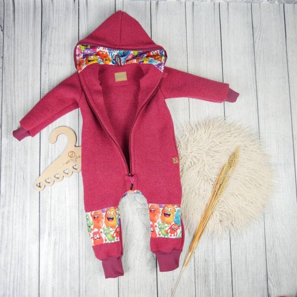 Walk Overall Bio Softwalk Malina Pink mit Softshell Verstärkung