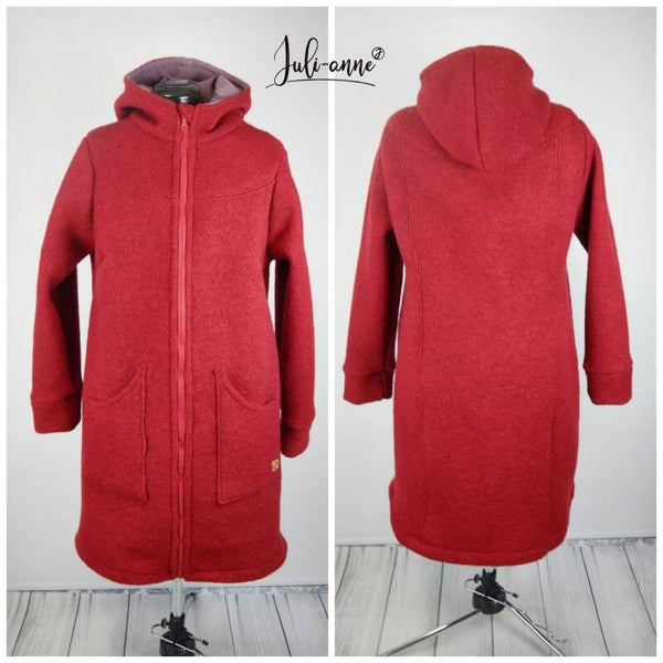 AYA Jacke/Mantel BIO Softwalk Dunkelrot