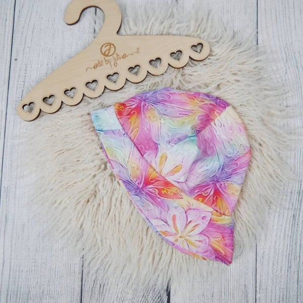 KU 54 - 56 Jersey Sonnenhut bunte Blumen