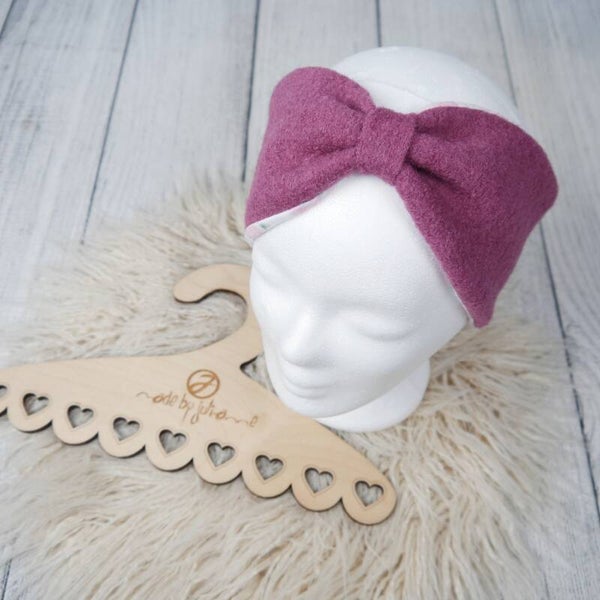 KU 56/58 Knoten Haarband - Walk dunkles altrosa