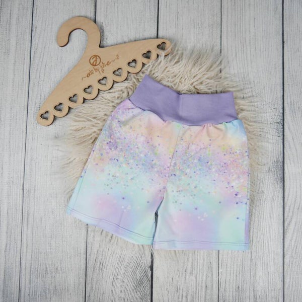 122 Sommershorts Kurz Holo Glitzer