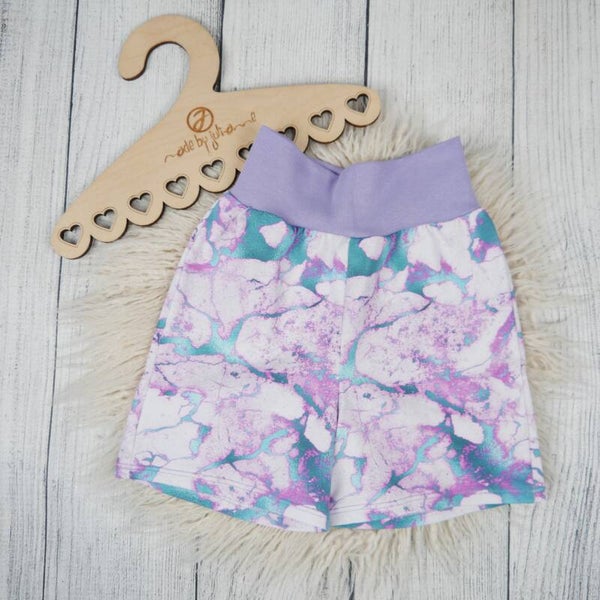 122 Sommershorts Kurz Marble Glam