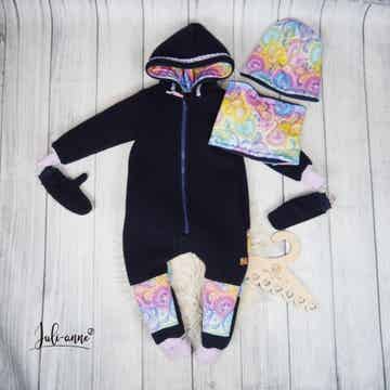 Walk Overall Bio Softwalk Navy mit Softshell Verstärkung