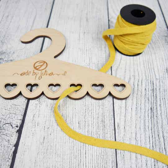 Hoodieband / Kordel Baumwolle - Senf Gelb