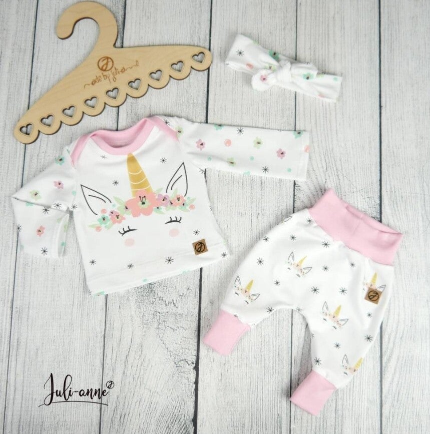 Set Einhorn Baby / Geschenk / Geburt