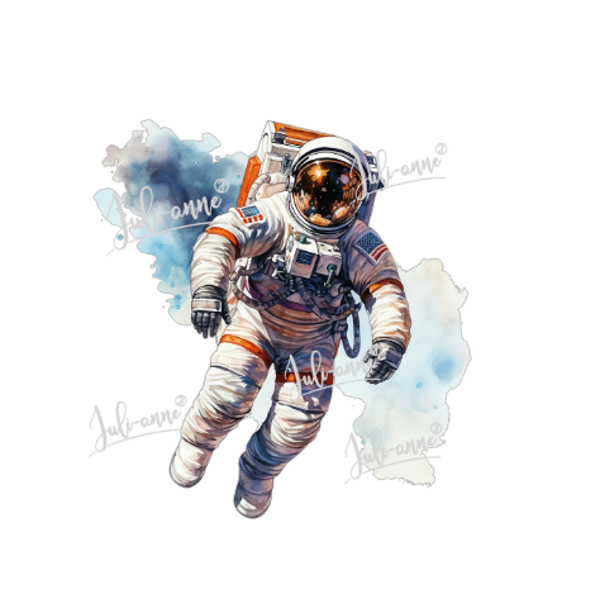 Bügelbild SPACE Astronaut