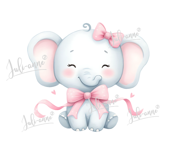 Bügelbild ADK Elefant