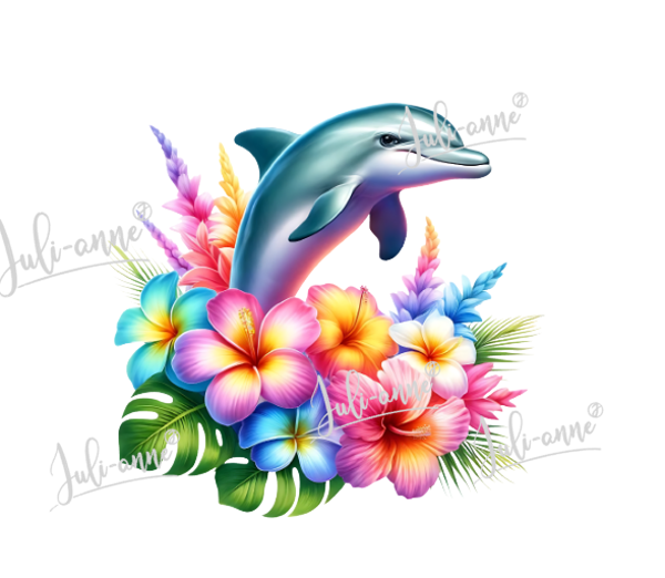 Bügelbild BOHO DELFIN - 4