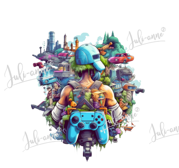 Bügelbild ADK Gamer