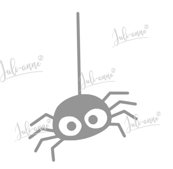 Reflektor Bügelbild - Spinne #Halloween  *verschiedene Größen*