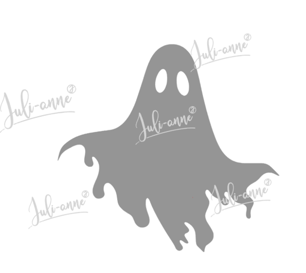 Reflektor Bügelbild - Geist #Halloween  *verschiedene Größen*
