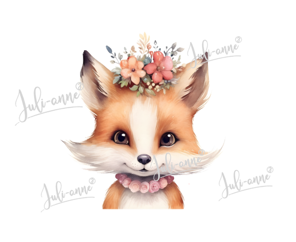 Bügelbild Fuchs "Cutee"