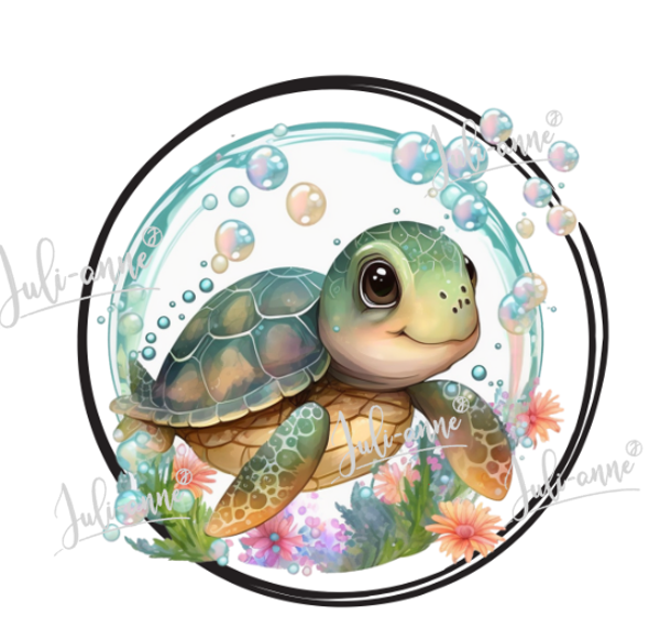 Bügelbild PATCH Schildkröten Baby