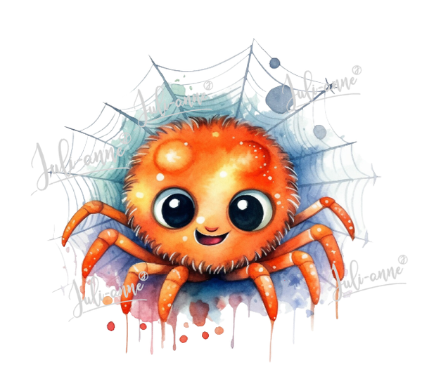 Bügelbild Spinne #Halloween