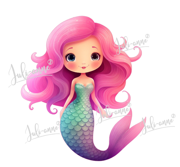 Bügelbild MERMAID - ARIELLA