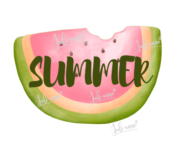 Bügelbild Melone "Summer"