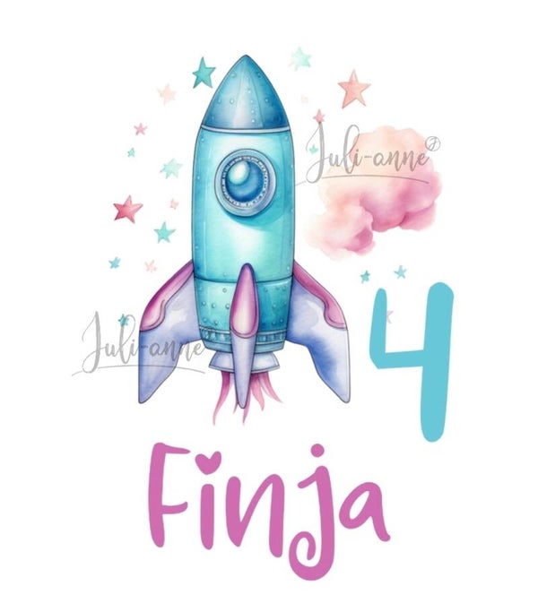 Bügelbild GEBURTSTAG ASTRO KIDS 5